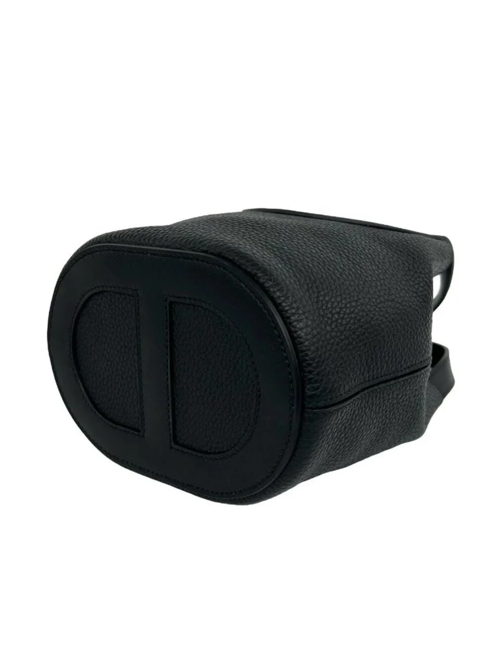 Hermes in the Loop 18 Taurillon Clemence Veau Handbag Black
